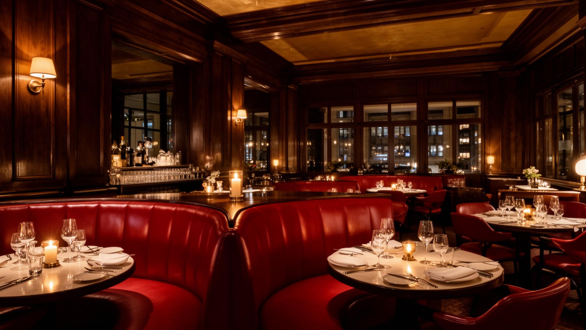 Red Flame restaurant interior